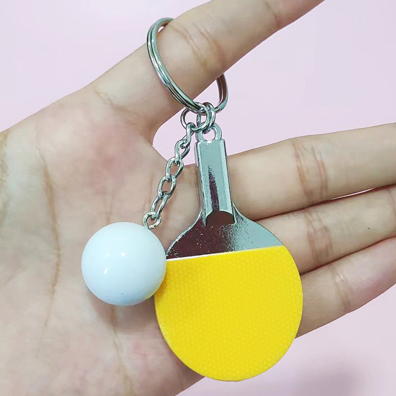 Wholesale Creative Table Tennis Ball Keychain